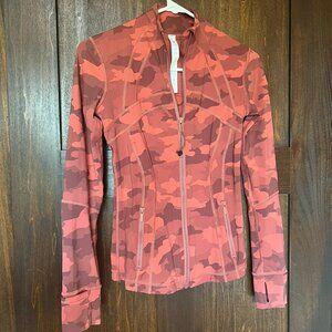 Lululemon Women's Define Jacket - Pink Camo  Size 2